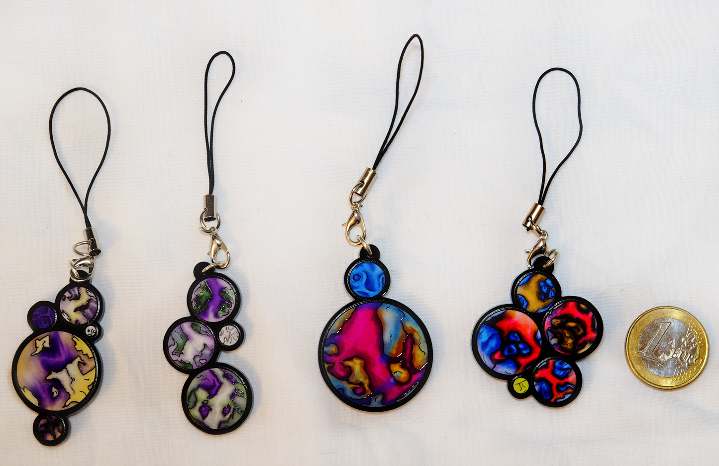 Planet Pride: Genderqueer Acrylic Keychain