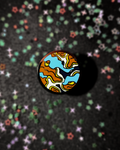 Planet Pride: Aromantic-Arosexual Enamel Pin