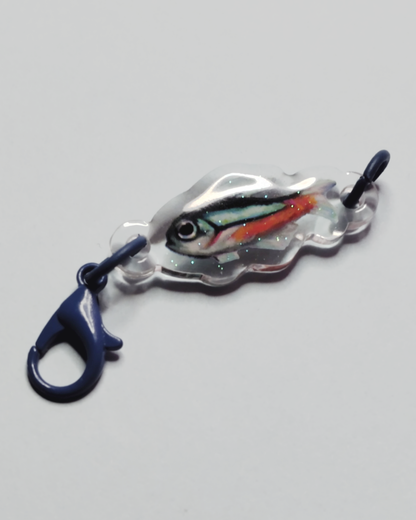 Man, I Love Fish - chain-link charms