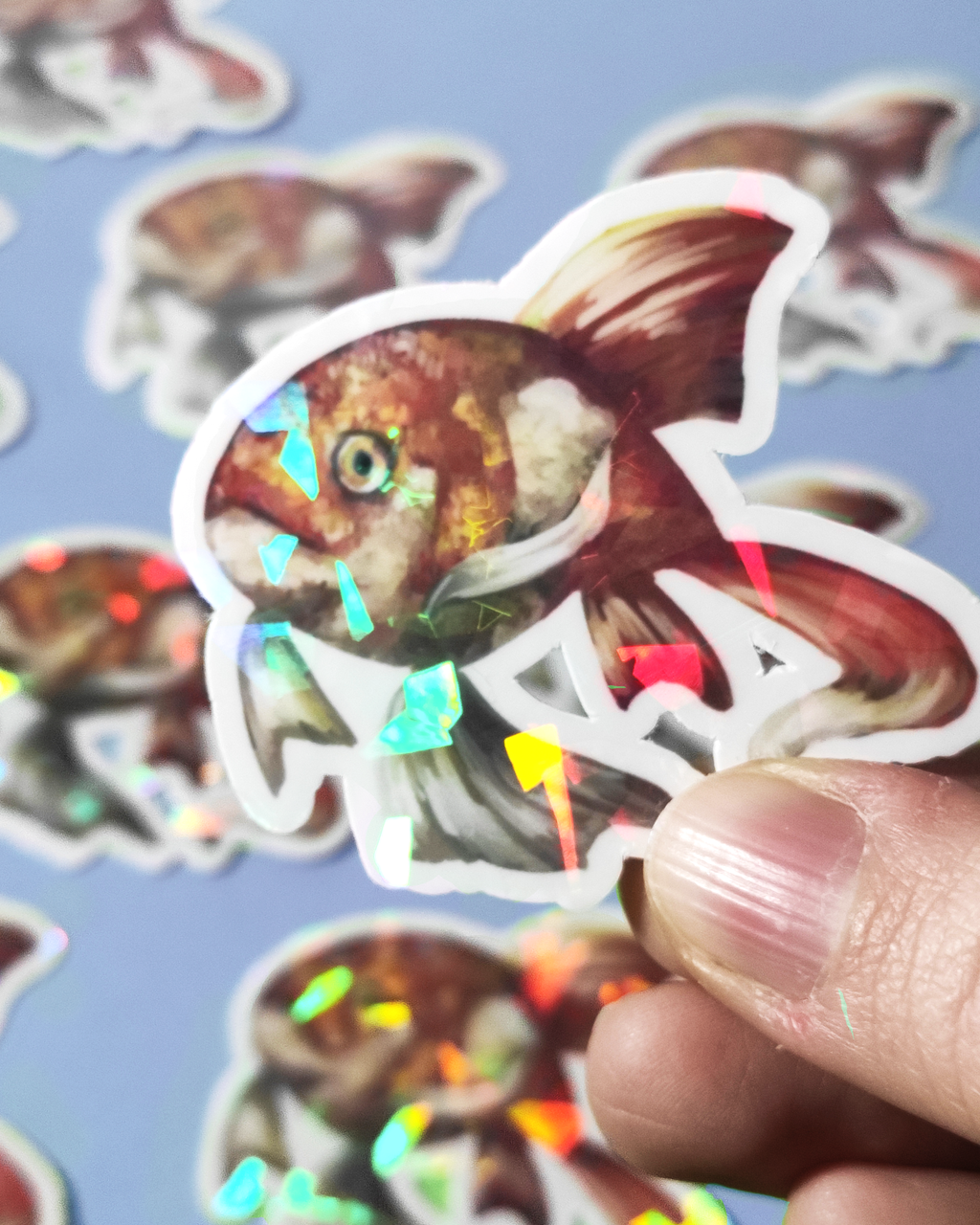 Man, I Love Fish: Goldfish - Sticker