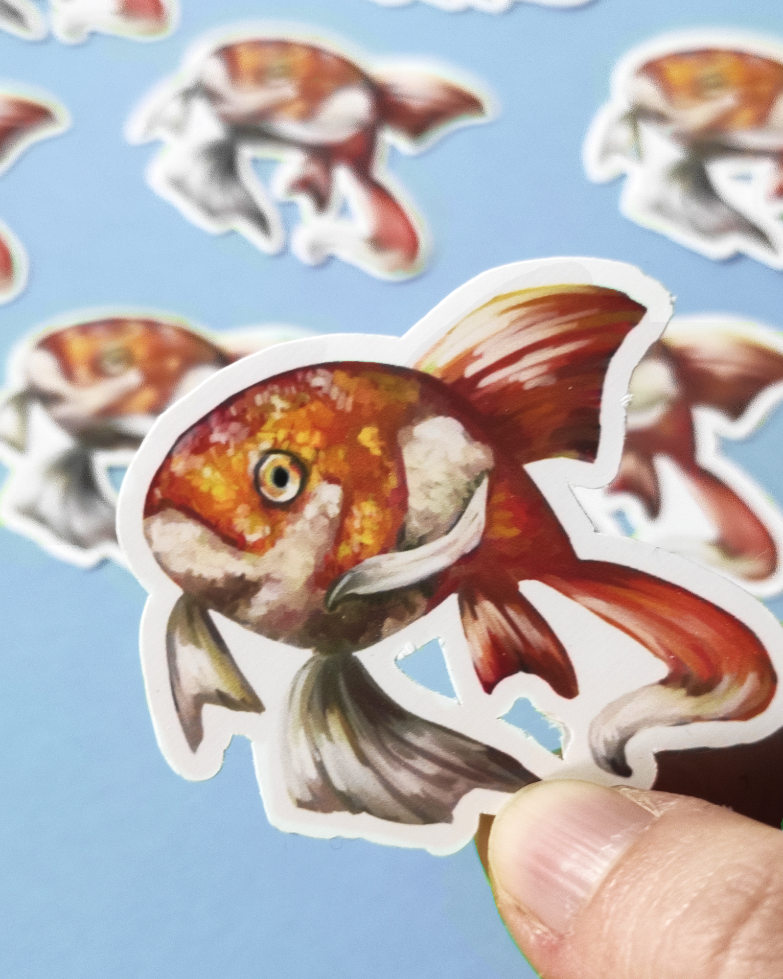Man, I Love Fish: Goldfish - Sticker