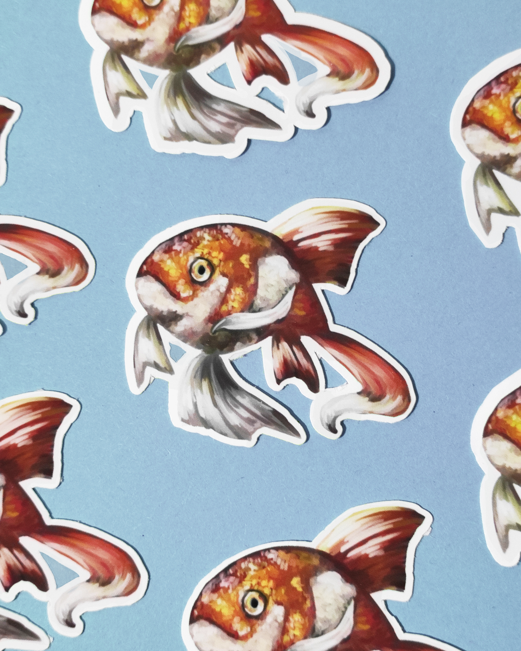 Man, I Love Fish: Goldfish - Sticker