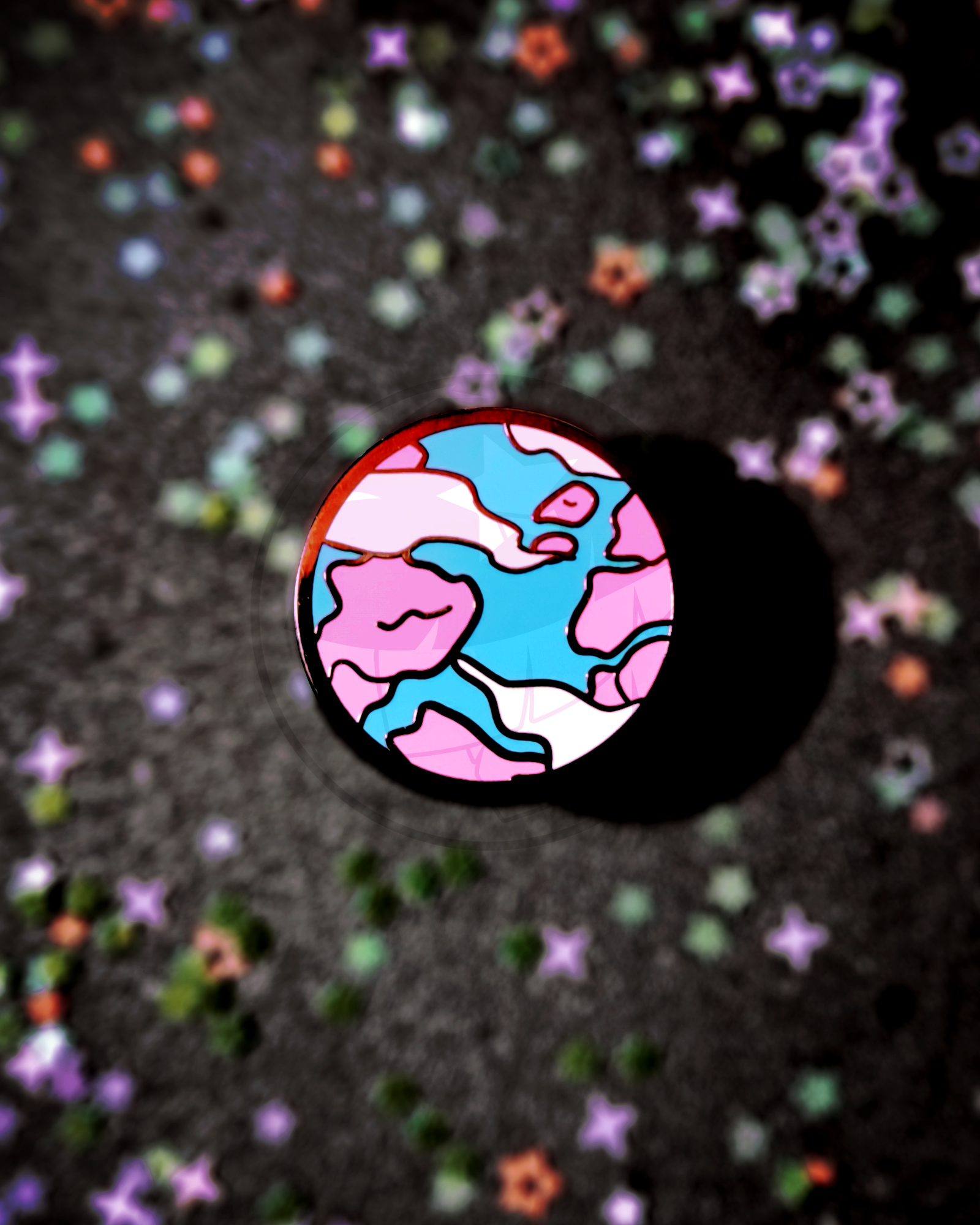 Planet Pride: Transgender Enamel Pin