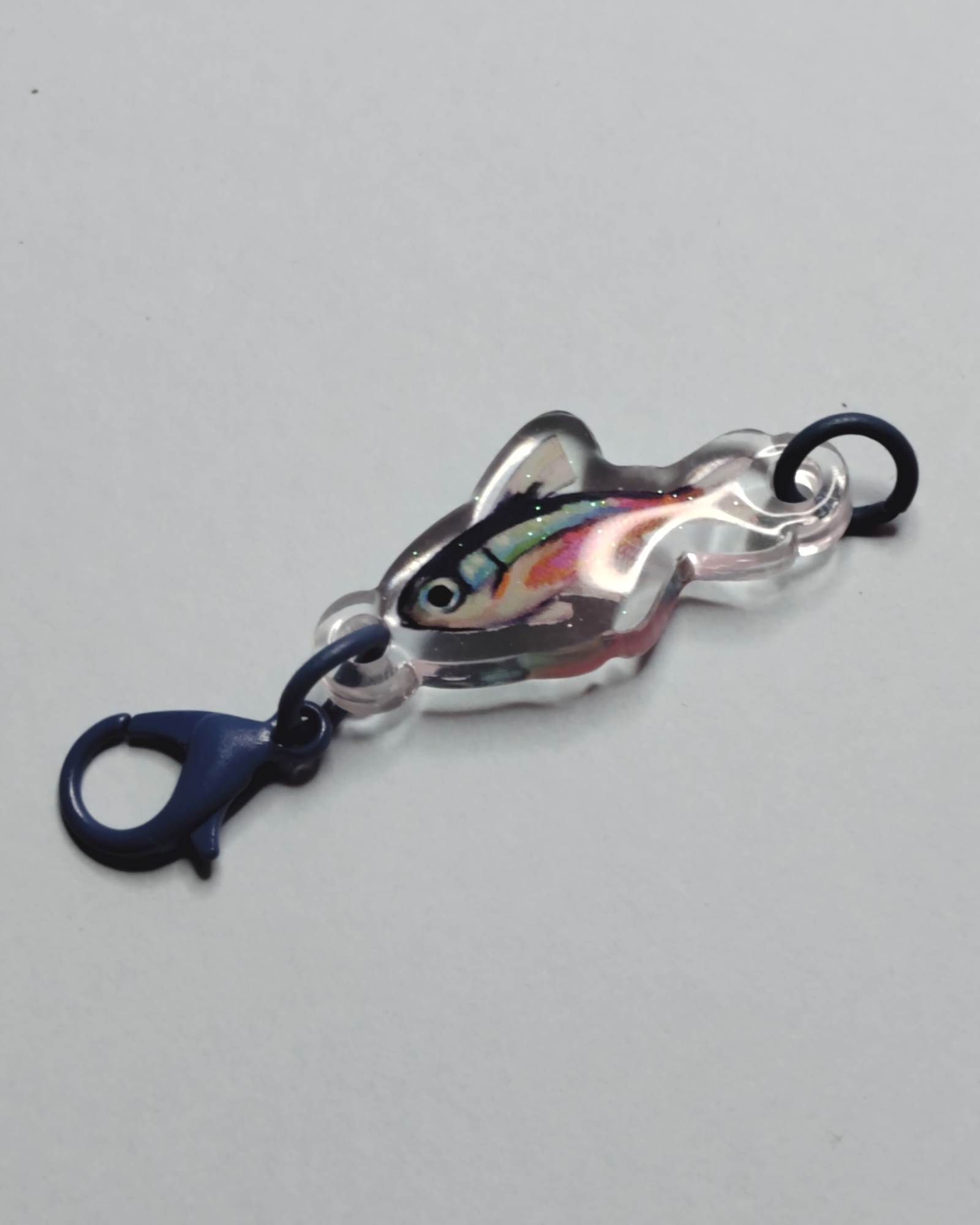 Man, I Love Fish - chain-link charms