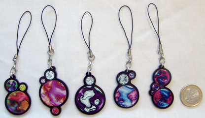 Planet Pride: Lesbian - Single-sided acrylic keychain