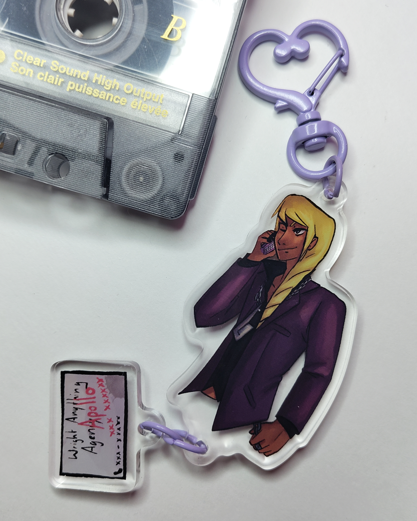 AA(Klappollo): Love's Calling - Double sided acrylic keychain