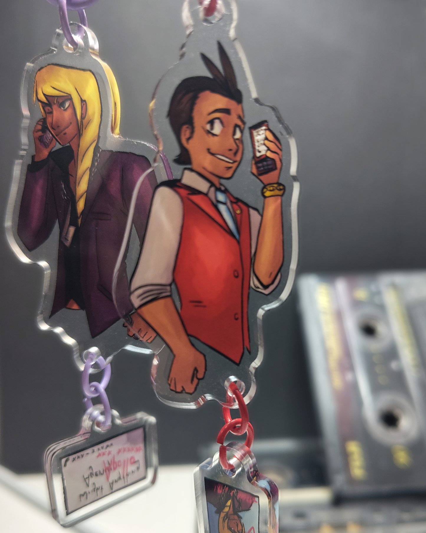 AA(Klappollo): Love's Calling - Double sided acrylic keychain