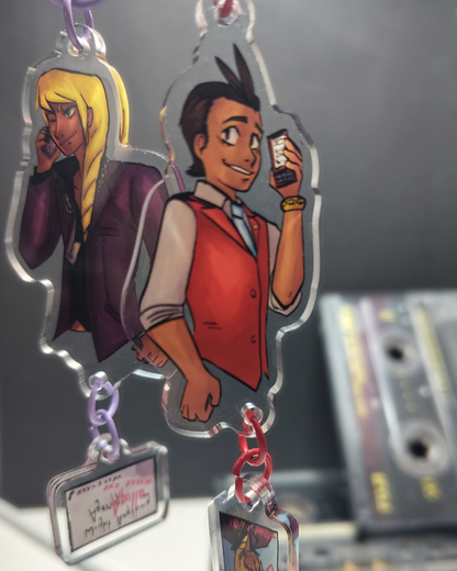 AA(Klappollo): Love's Calling - Double sided acrylic keychain