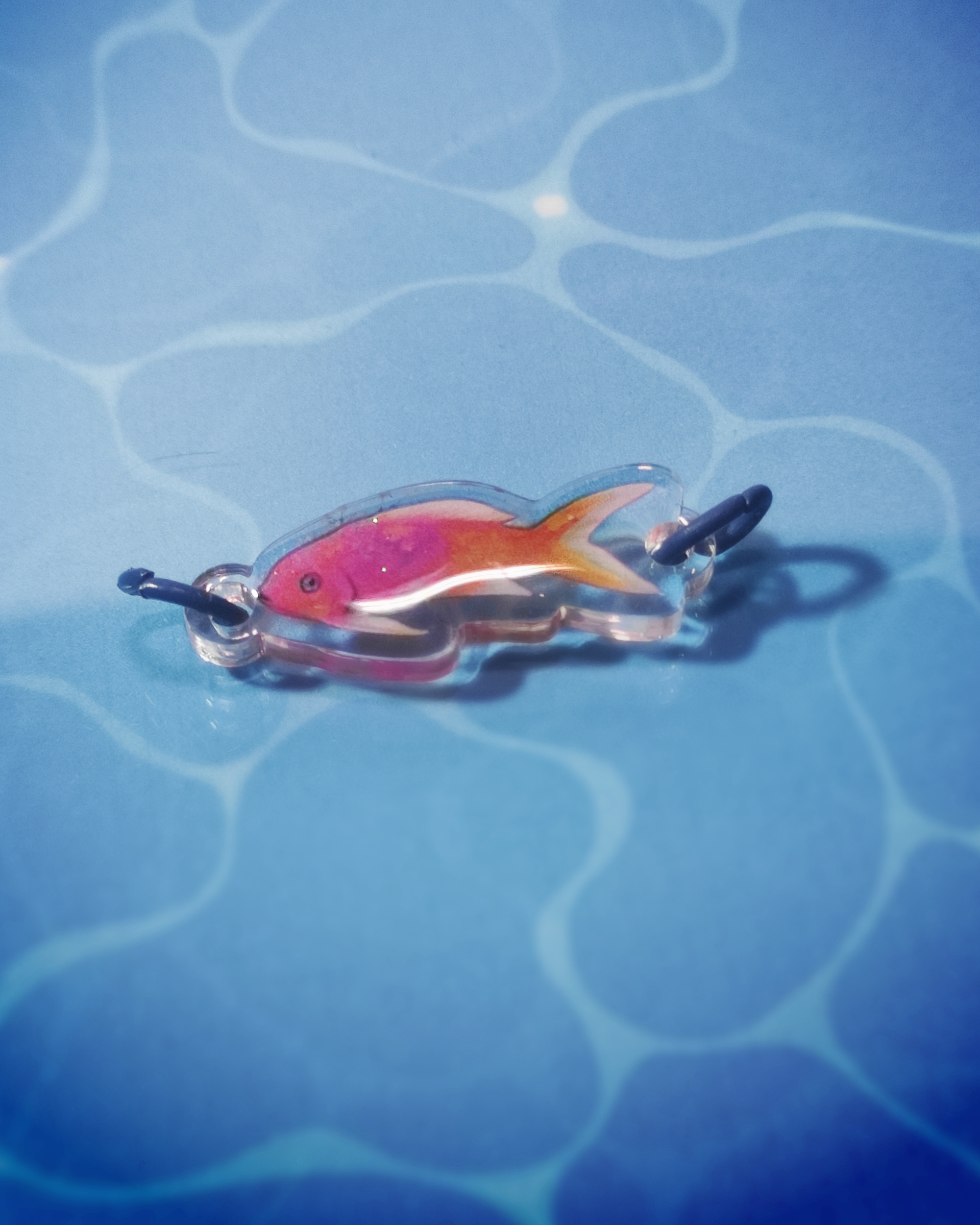 Man, I Love Fish - chain-link charms