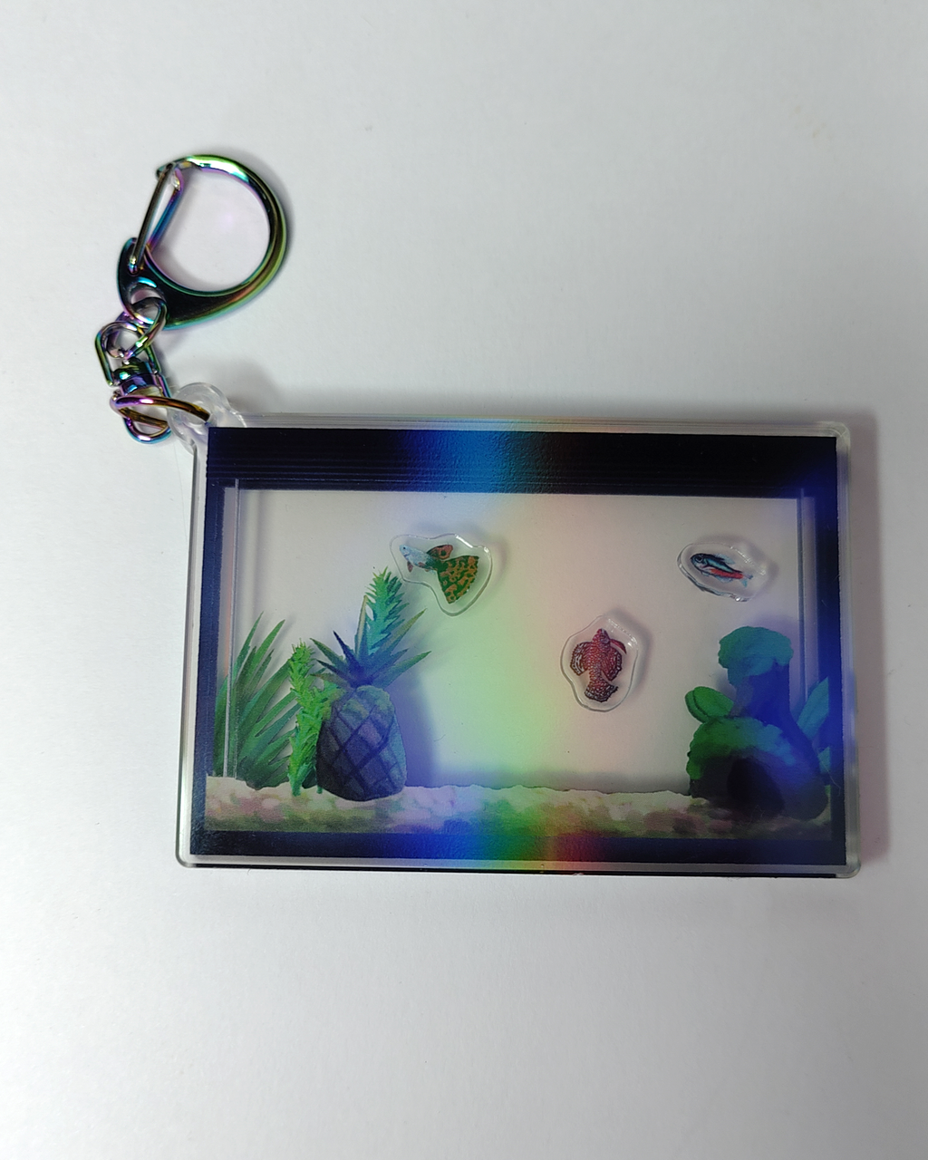 Man, I Love Fish: Saltwater aquarium - Shaker charm