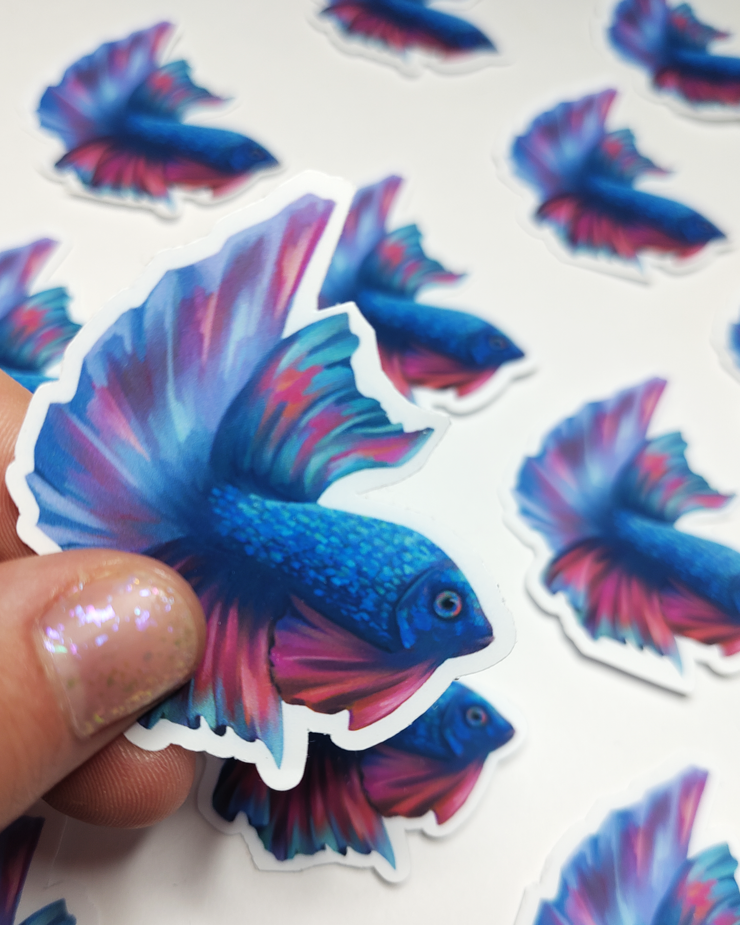 Man, I Love Fish: Betta - Sticker
