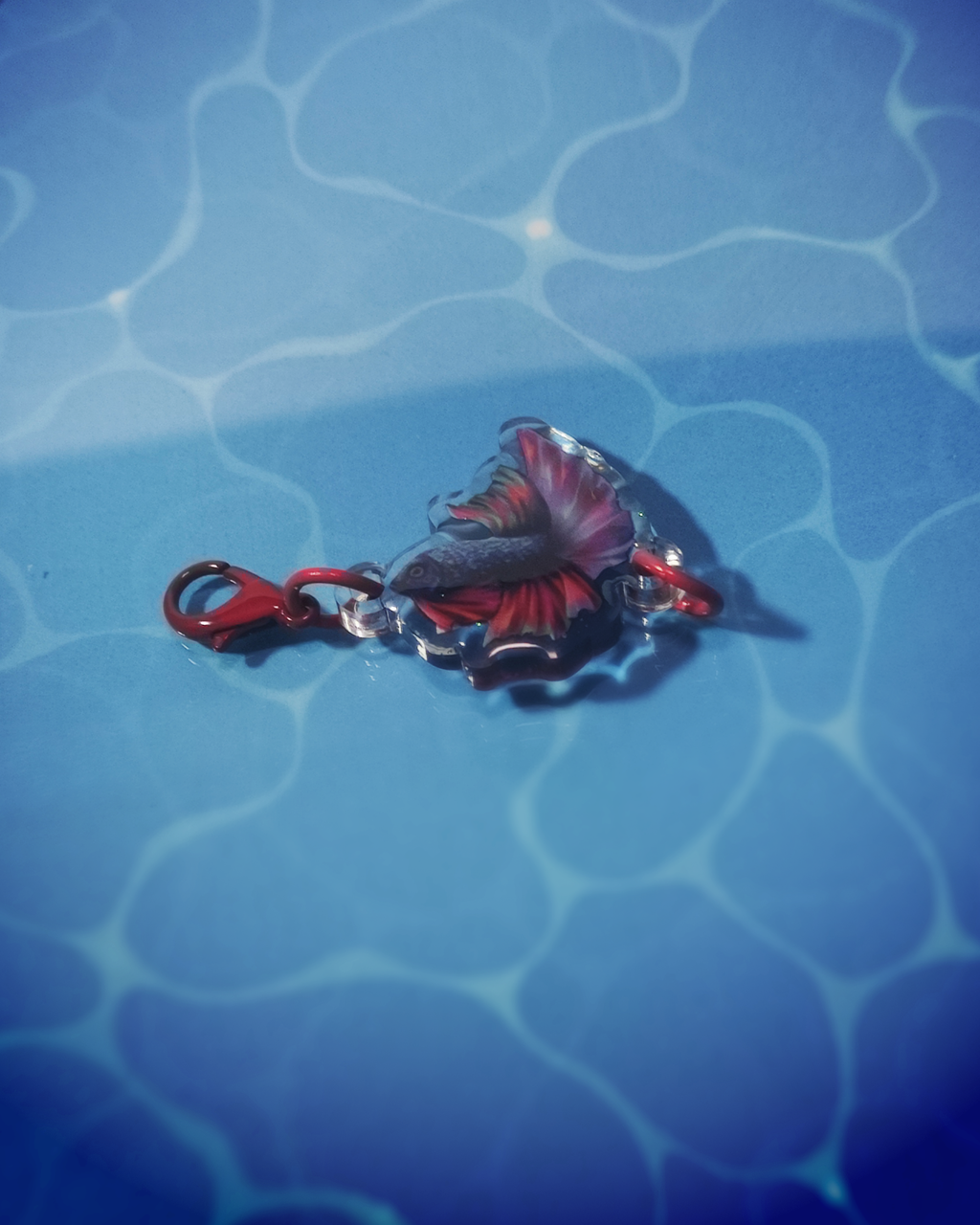 Man, I Love Fish - chain-link charms