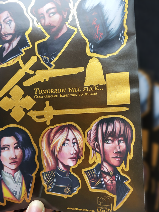 Expedition 33: Tomorrow will stick - Sticker sheet