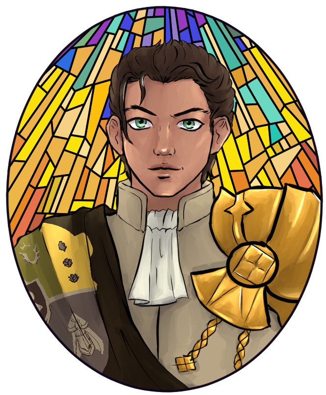 FE3H: Glass Stain Duke - Sticker