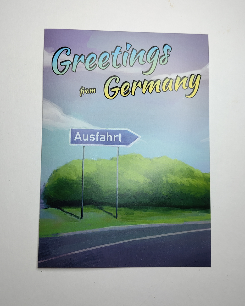 Travel sights: Greetings from Germany - Postcard