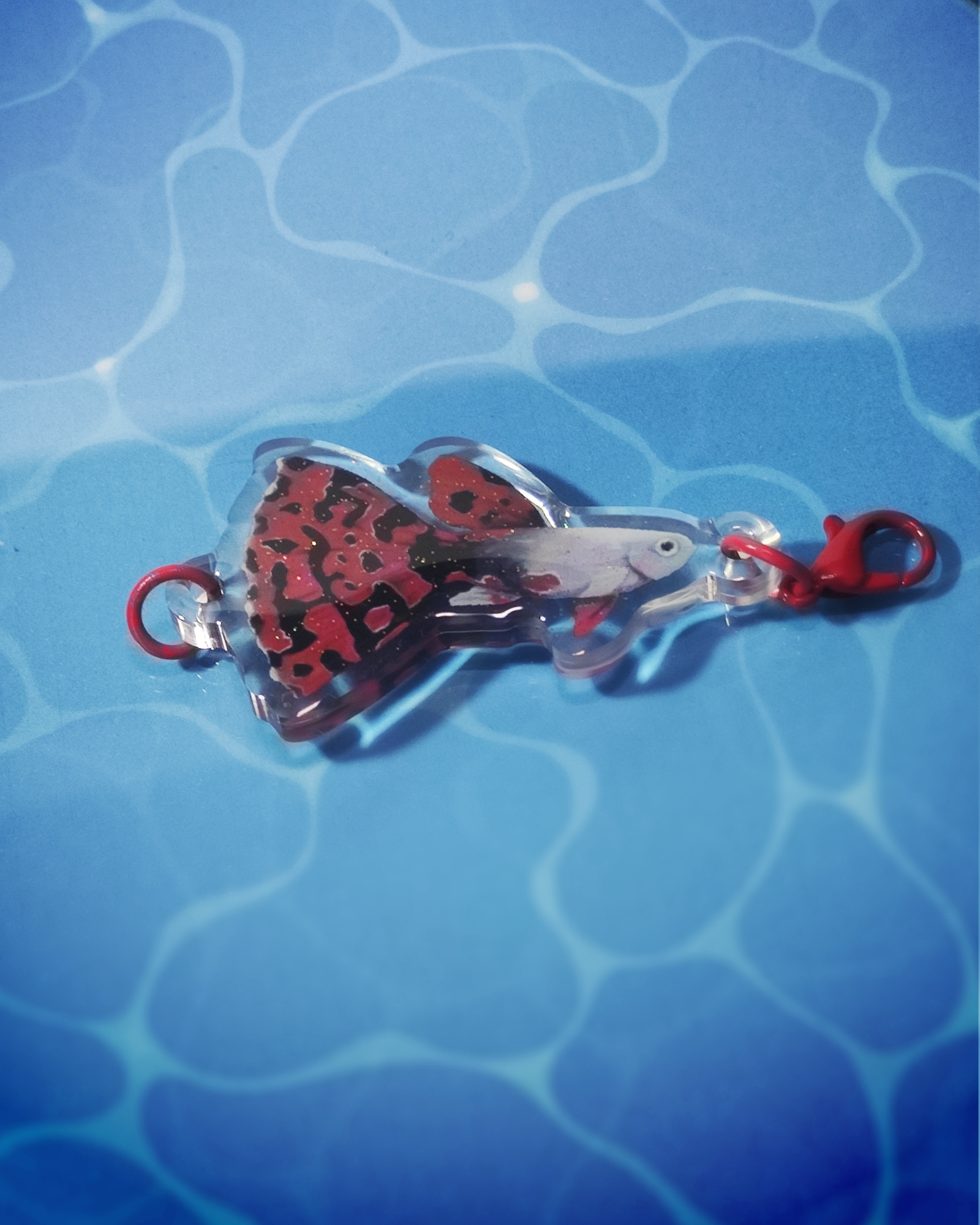 Man, I Love Fish - chain-link charms