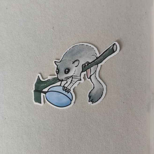 European Glis Glis (edible dormouse) - Wild Critters Sticker series