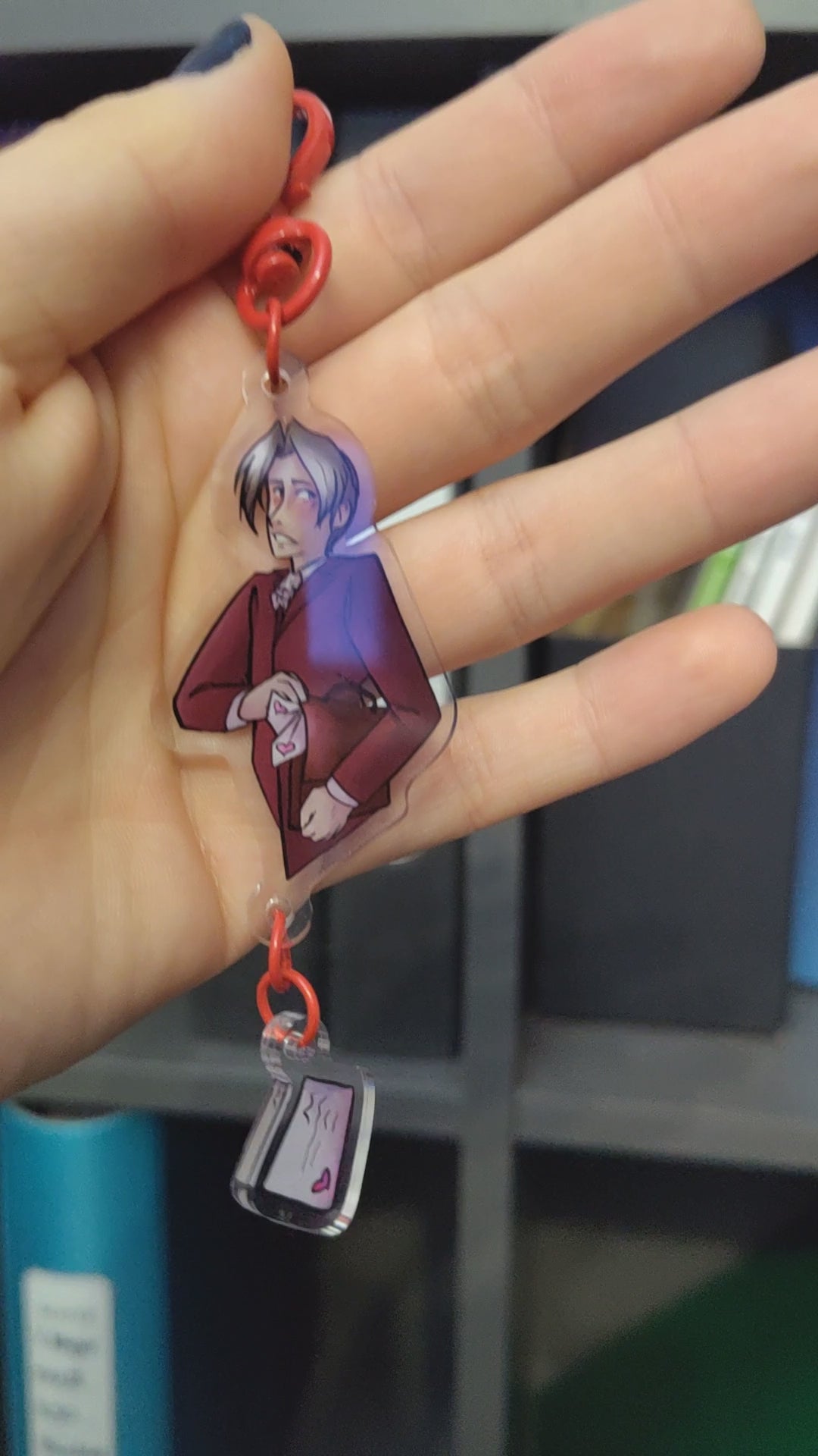 AA (Wrightworth): Love Letters - Double sided acrylic keychain