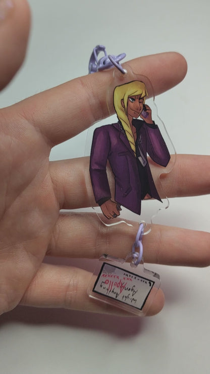 AA(Klappollo): Love's Calling - Double sided acrylic keychain