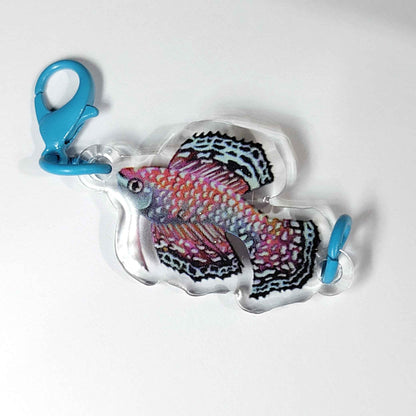 Man, I Love Fish - chain-link charms
