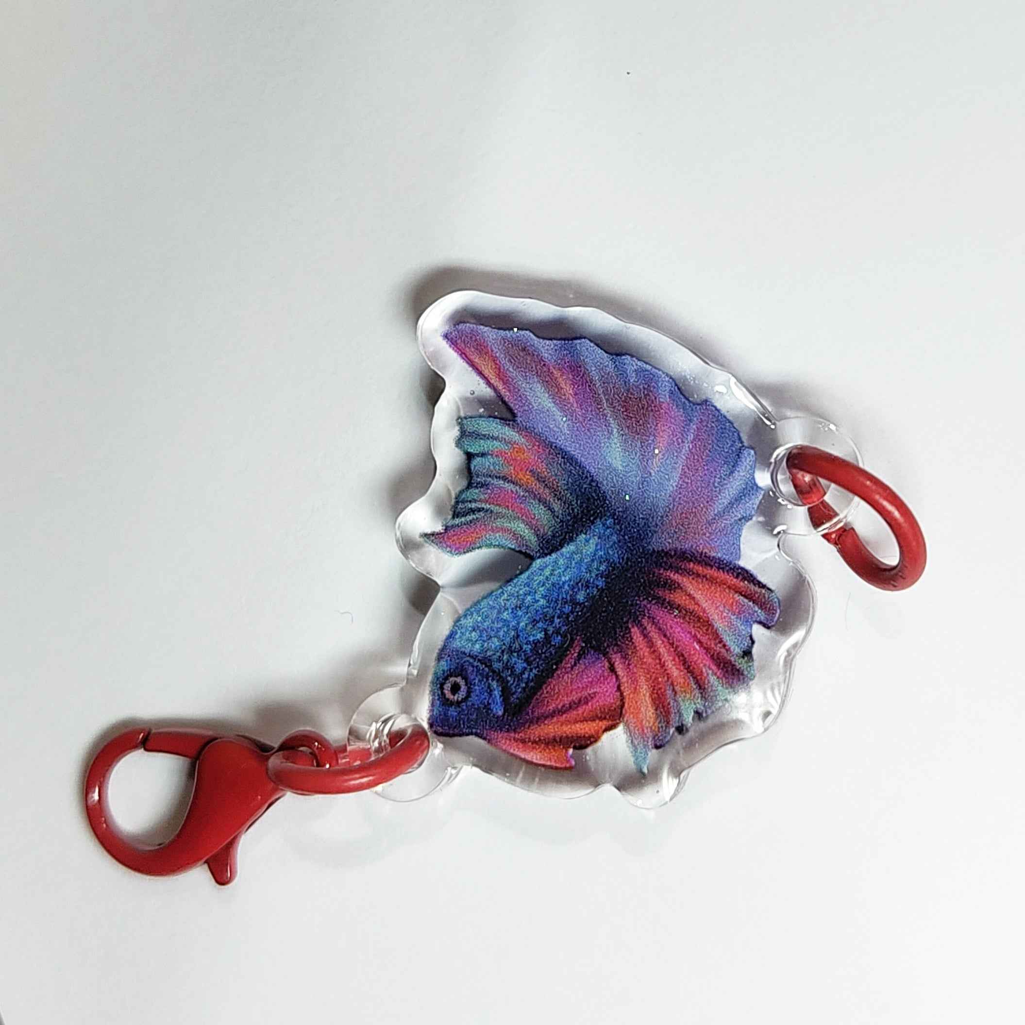 Man, I Love Fish - chain-link charms