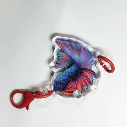 Man, I Love Fish - chain-link charms