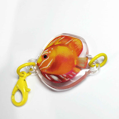 Man, I Love Fish - chain-link charms