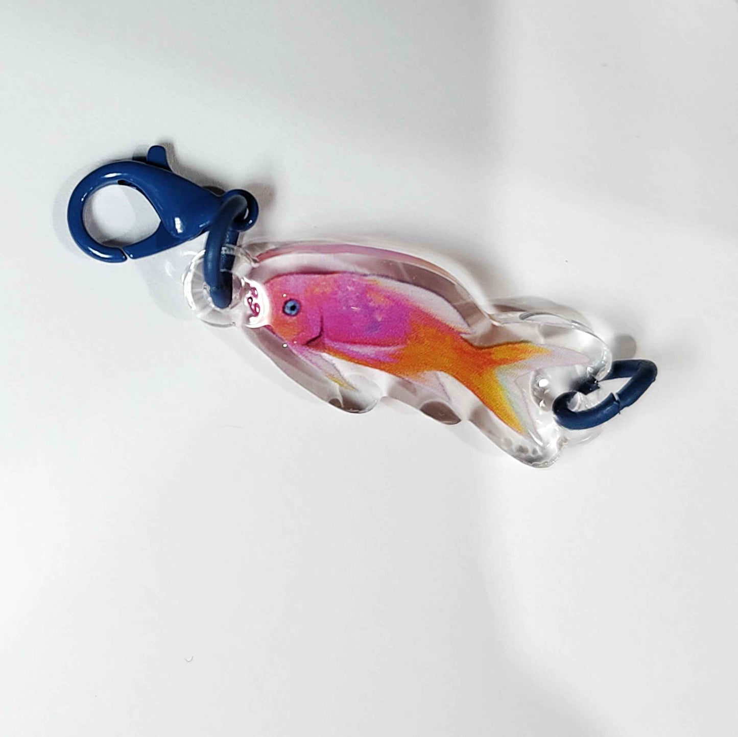 Man, I Love Fish - chain-link charms