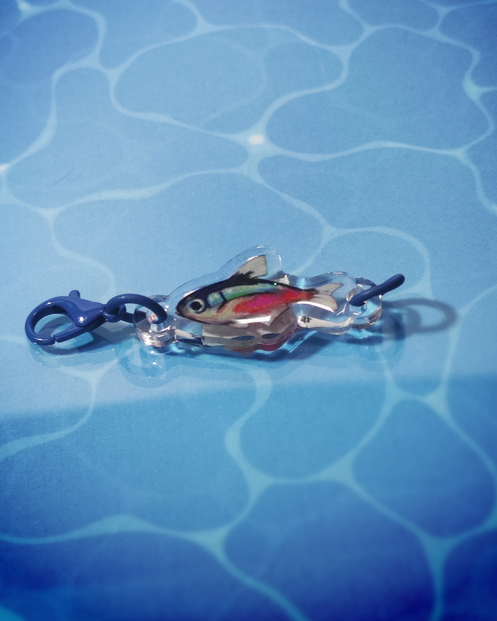 Man, I Love Fish - chain-link charms
