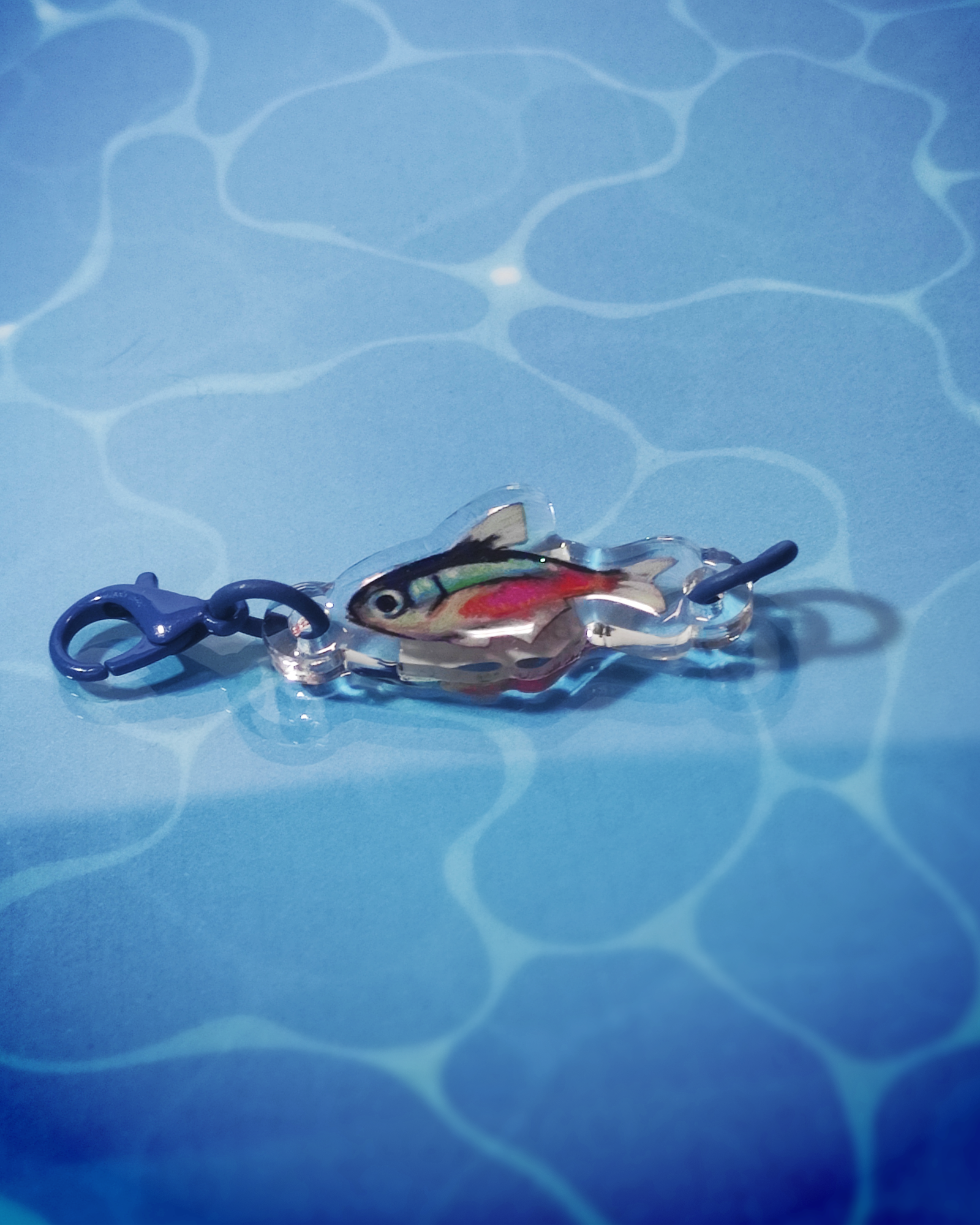 Man, I Love Fish - chain-link charms
