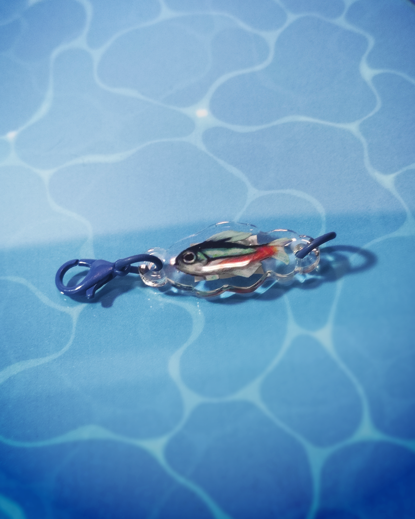 Man, I Love Fish - chain-link charms
