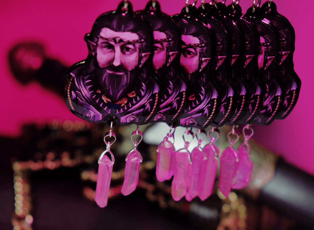 Baldur's Gate 3: The Chosen Three - Single - sided acyrlic keychain with Netherstone - Acrylic Charm - Unleash The Merch!