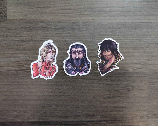 Baldur's Gate 3: The Chosen Three - Stickers