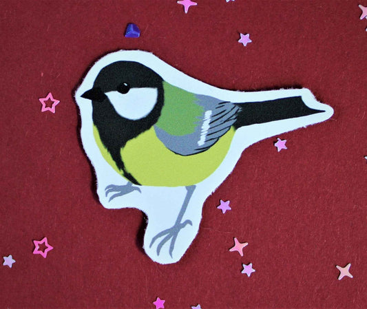 Eurasian Birds: Great tit - Stickers