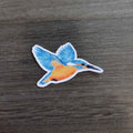 Eurasian Birds: Kingfisher - stickers