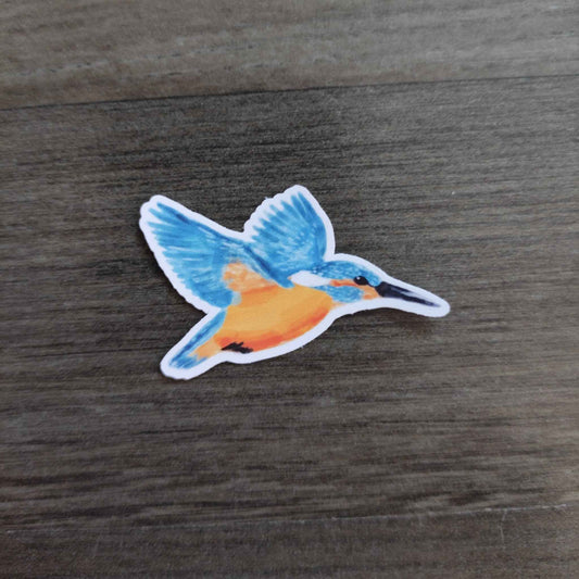Eurasian Birds: Kingfisher - stickers