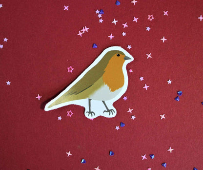 Eurasian Birds: Robin - Stickers