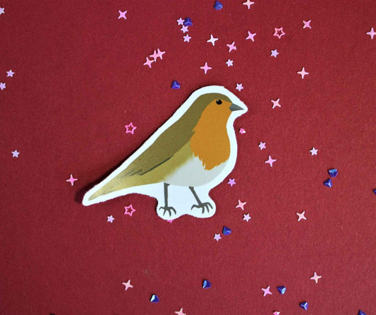 Eurasian Birds: Robin - Stickers