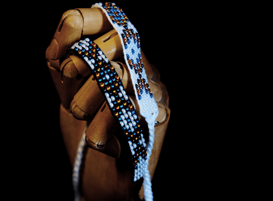 Original Pattern: "Morning sky" - boho wristband - Unleash The Merch!